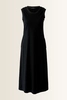 Midi-jurk met geplooide details OUI