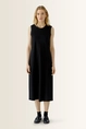 Midi-jurk met geplooide details OUI