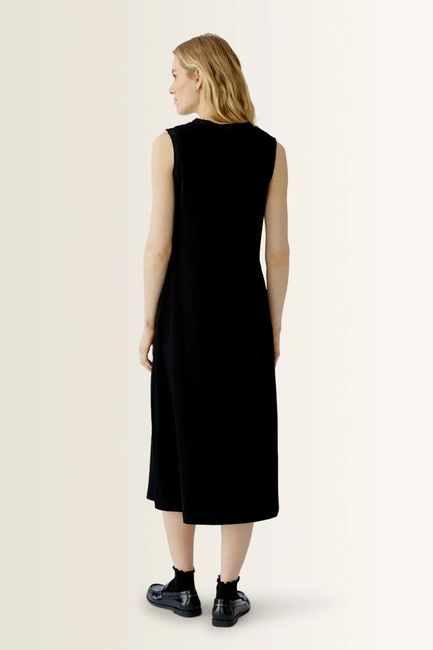 Midi-jurk met geplooide details OUI