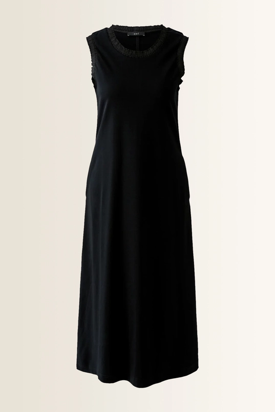 Midi-jurk met geplooide details OUI