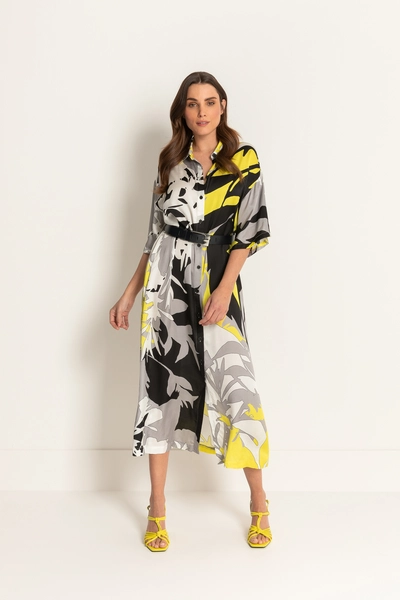 Midi-jurk met print