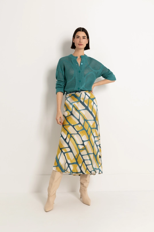 Midi rok met print