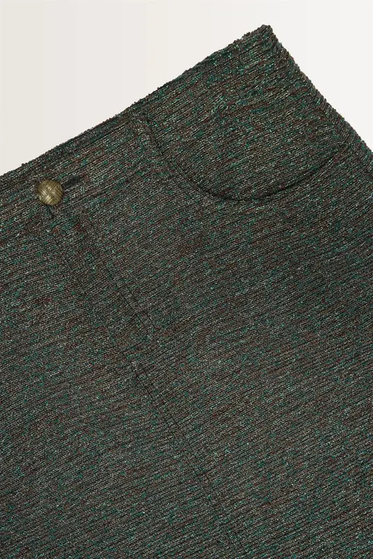 Minirok in bouclé