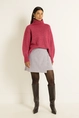 Minirok met overslagdetail