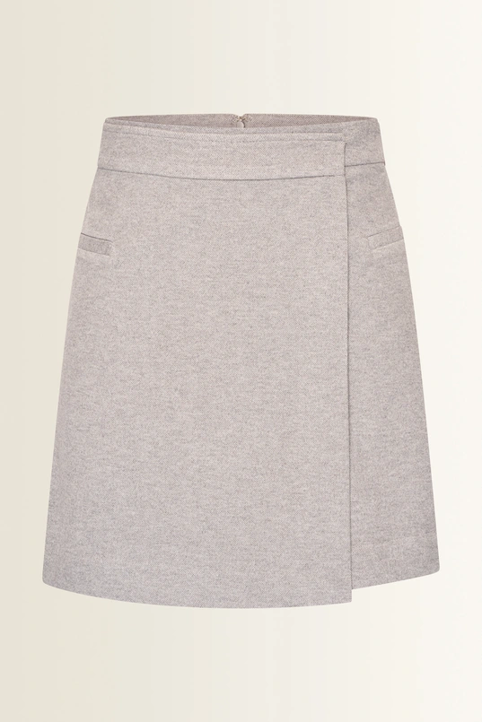 Minirok met overslagdetail