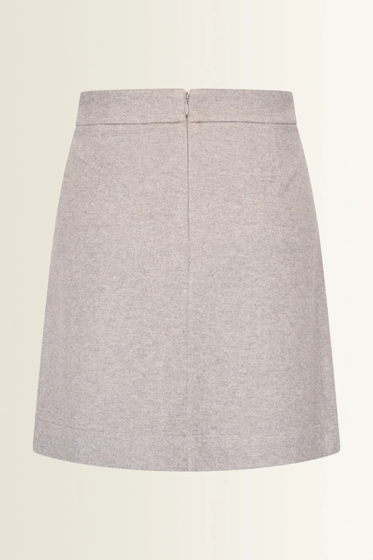 Minirok met overslagdetail