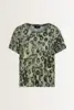 Modern T-Shirt met luipaardprint Monari