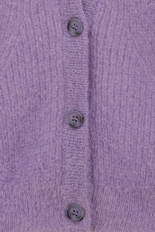 Mohairmix V-hals vest