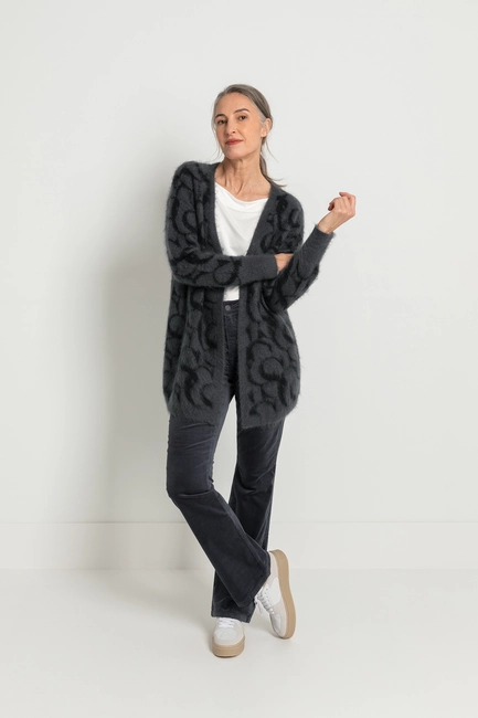 Mohairmix vest CS-logo