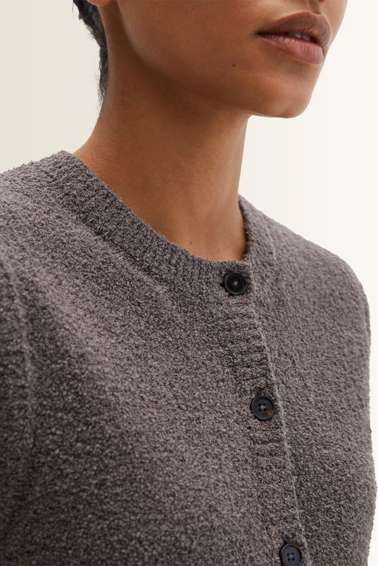 Mouwloos bouclé vest Marc O'Polo