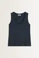 Mouwloos shirt met V-hals Marc O'Polo