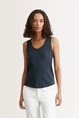 Mouwloos shirt met V-hals Marc O'Polo