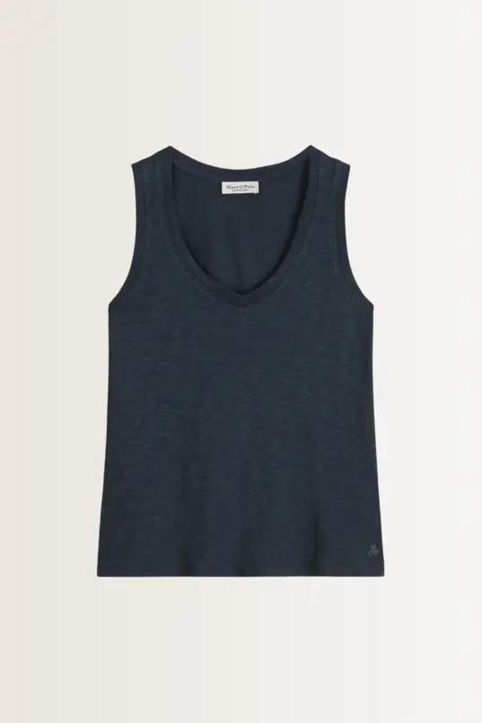 Mouwloos shirt met V-hals Marc O'Polo