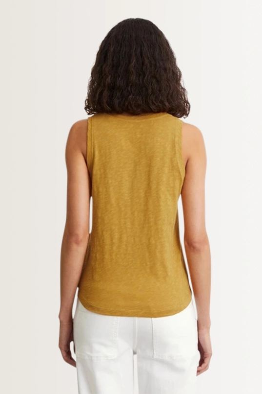 Mouwloos shirt met V-hals Marc O'Polo