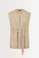 Mouwloos vest alpacamix