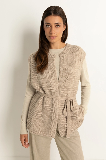Mouwloos vest alpacamix