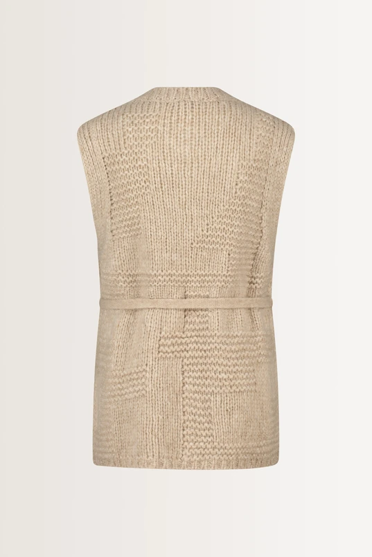 Mouwloos vest alpacamix