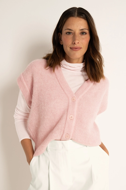 Mouwloos vest alpacamix