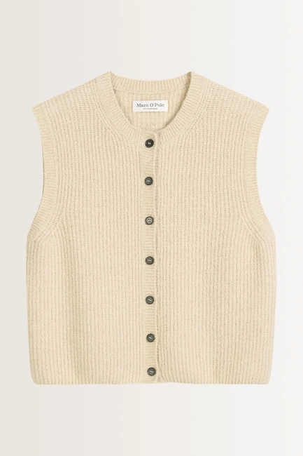 Mouwloos vest in bouclégaren Marc O'Polo