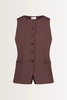 Mouwloos vest met knoopsluiting Vera Mont