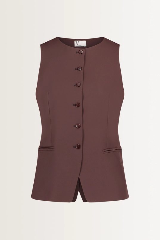 Mouwloos vest met knoopsluiting Vera Mont