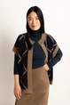 Mouwloos vest ruit