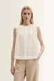 Mouwloze blouse met opengewerkt dessin Marc O'Polo