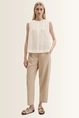Mouwloze blouse met opengewerkt dessin Marc O'Polo