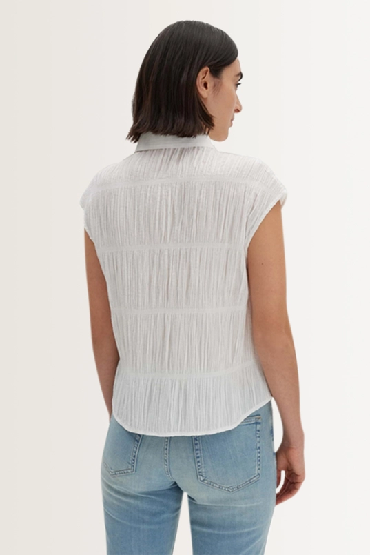 Mouwloze blouse plooistructuur Zkulpture Someday