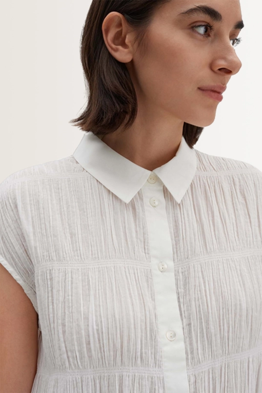 Mouwloze blouse plooistructuur Zkulpture Someday