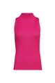 Mouwloze gebreide top