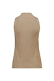 Mouwloze gebreide top