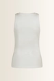 Mouwloze jersey top