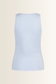 Mouwloze jersey top