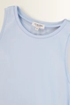 Mouwloze jersey top