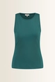 Mouwloze jersey top