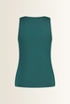 Mouwloze jersey top