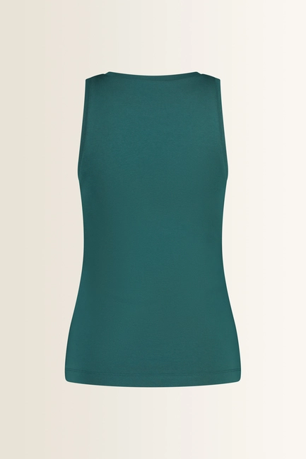 Mouwloze jersey top
