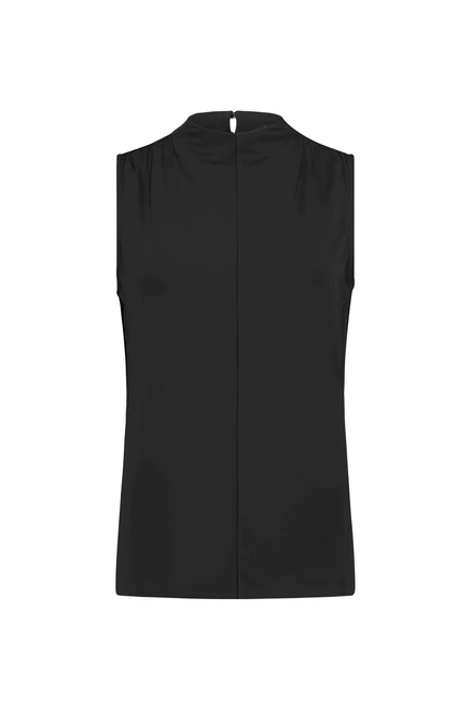 Mouwloze jersey top