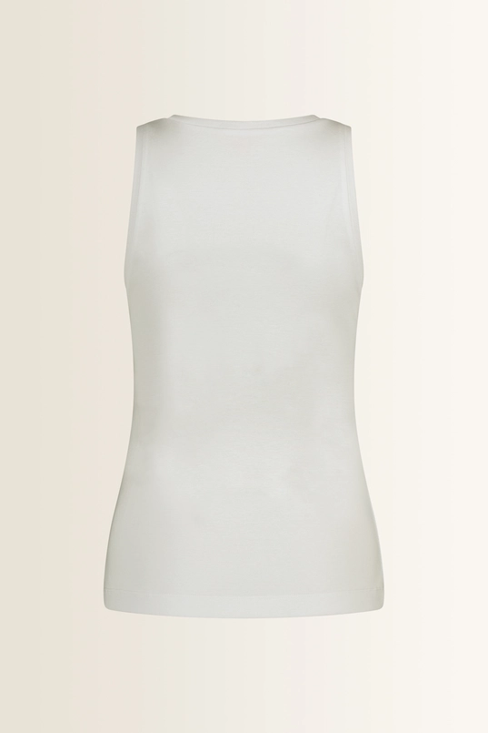 Mouwloze jersey top