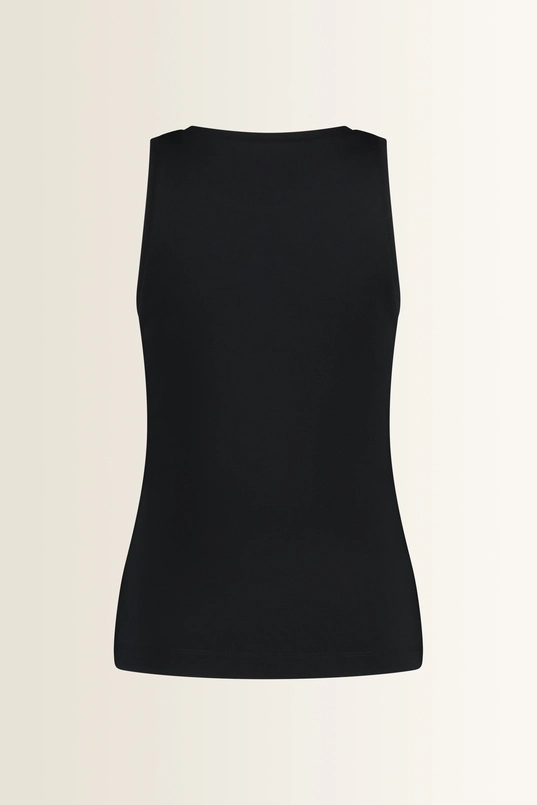 Mouwloze jersey top