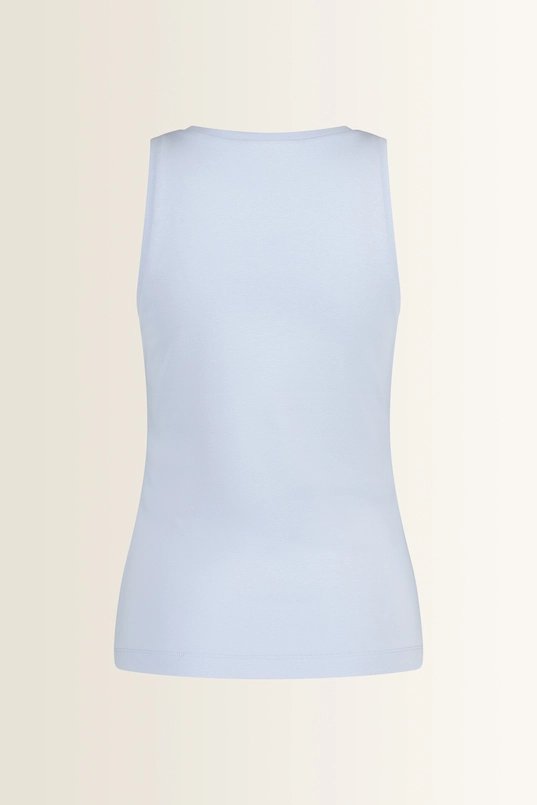 Mouwloze jersey top