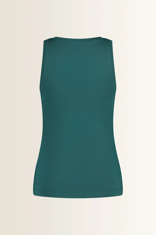 Mouwloze jersey top