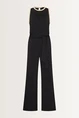 Mouwloze jumpsuit met strikceintuur