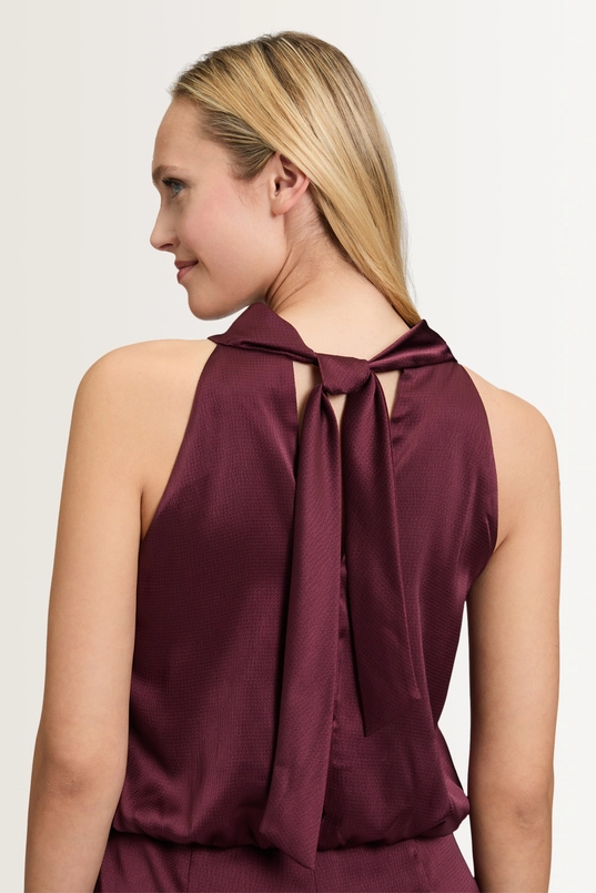 Mouwloze jumpsuit met striksluiting Vera Mont