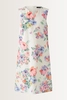 Mouwloze jurk met aquarelprint OUI