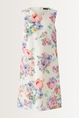 Mouwloze jurk met aquarelprint OUI