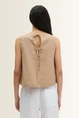 Mouwloze linnen blouse Marc O'Polo
