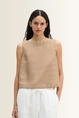 Mouwloze linnen blouse Marc O'Polo