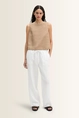 Mouwloze linnen blouse Marc O'Polo